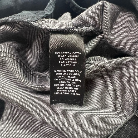 Lafayette 148 Straight Leg Jeans - faded black, 10 - Picture 4 of 9